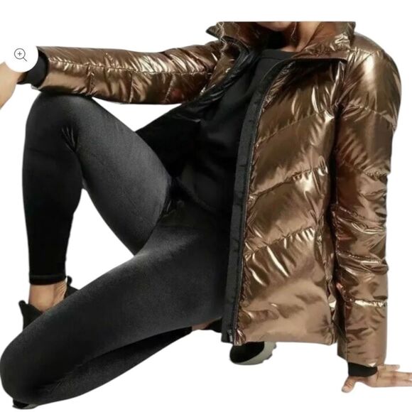 Athleta Black Elation Velvet Tight Leggings Medium NWOT - Picture 10 of 12